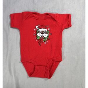Buc-ee's Christmas One Piece Red Baby 6‎ Month